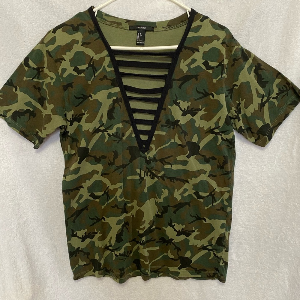 Forever 21 - Camo long tshirt/dress